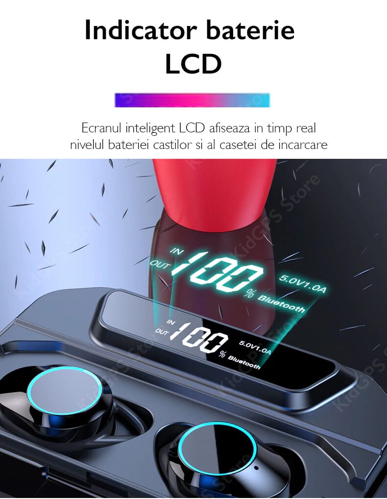 Casti bluetooth Runmus G02 Casti bluetooth Runmus G02